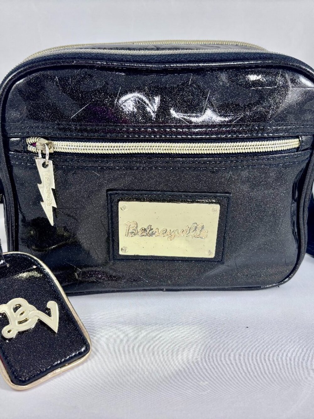 Authentic Vintage Betseyville by Betsey Johnson Cosmetic Case